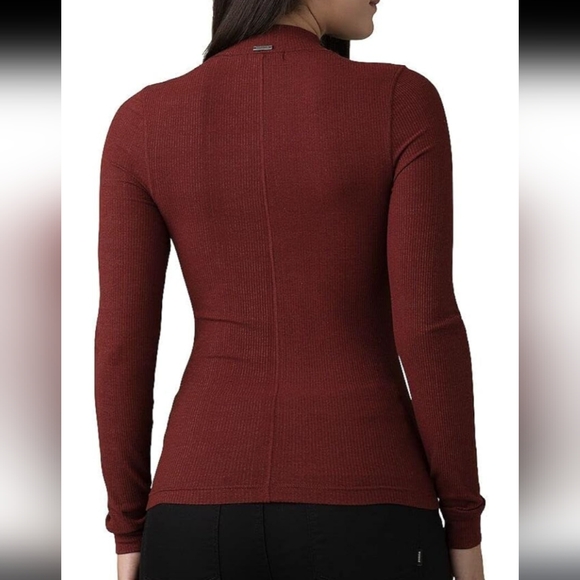 PrAna Foundation Rib Mock Neck - Picture 2 of 5